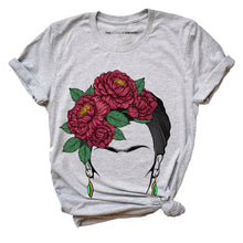 Load image into Gallery viewer, Frida Portrait Feminist T-Shirt