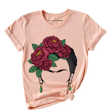 Load image into Gallery viewer, Frida Portrait Feminist T-Shirt