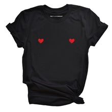 Load image into Gallery viewer, Heart Nipple Feminist T-Shirt