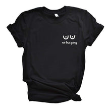 Load image into Gallery viewer, Embroidered No bra Gang Feminist T-Shirt