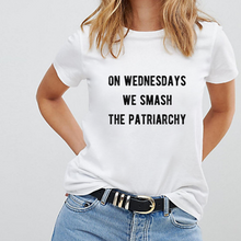 Load image into Gallery viewer, On Wednesdays We Smash The Patriarchy - Feminist Shirt-Feminist Apparel, Feminist Clothing, Feminist T Shirt-The Spark Company-The Spark Company