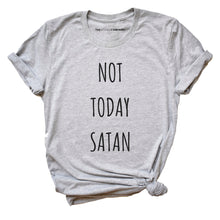 Load image into Gallery viewer, Not Today Satan Feminist T-Shirt