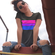 Load image into Gallery viewer, Bisexual Pride Flag LGBTQ+ Pride T-Shirt