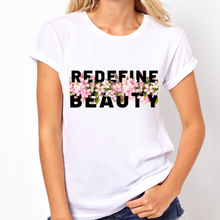 Load image into Gallery viewer, Body Positive Redefine Beauty - Feminist T Shirt-Feminist Apparel, Feminist Clothing, Feminist T Shirt-The Spark Company-The Spark Company