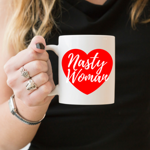 Nasty Woman - Feminist Coffee Mug, Feminist Gift-Feminist Apparel, Feminist Gift, Feminist Coffee Mug-The Spark Company-The Spark Company