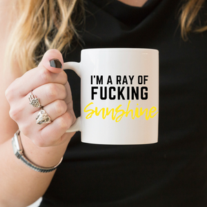 Ray of Sunshine - Feminist Mug, Feminist Gift-Feminist Apparel, Feminist Gift, Feminist Coffee Mug-The Spark Company-The Spark Company
