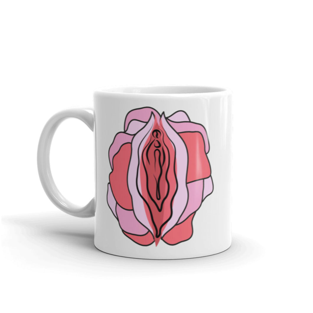 Flower Power Feminist Mug, Feminist Gift