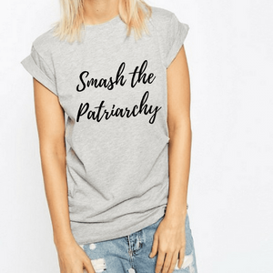Smash The Patriarchy (Black) - Feminist Shirt-Feminist Apparel, Feminist Clothing, Feminist T Shirt-The Spark Company-The Spark Company