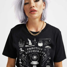 Load image into Gallery viewer, Practice Bitchcraft Halloween Feminist T-Shirt