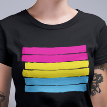 Load image into Gallery viewer, Pansexual Flag LGBTQ+ Pride T-Shirt