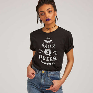 Halloqueen Halloween Feminist T-Shirt