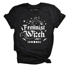 Load image into Gallery viewer, Feminist Witch Halloween Feminist T-Shirt