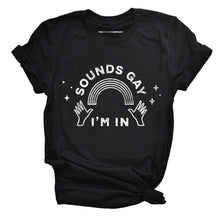 Load image into Gallery viewer, Distressed Sounds Gay LGBTQ+ T-Shirt