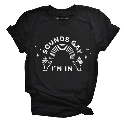 Distressed Sounds Gay LGBTQ+ T-Shirt