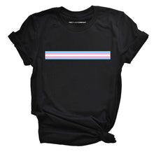 Load image into Gallery viewer, Transgender Stripe LGBTQ+ Pride T-Shirt