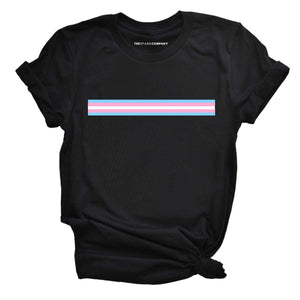 Transgender Stripe LGBTQ+ Pride T-Shirt