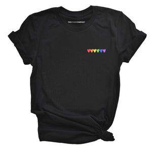 Rainbow Hearts LGBTQ+ T-Shirt