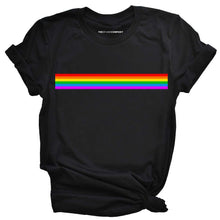 Load image into Gallery viewer, Pride Flag Stripe LGBTQ+ Pride T-Shirt