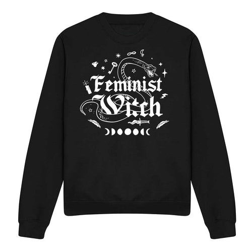 Feminist Witch Halloween Feminist Sweatshirt
