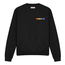 Load image into Gallery viewer, Rainbow Hearts LGBTQ+ Sweatshirt