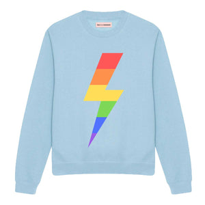 Rainbow Lightning Bolt LGBTQ+ Sweatshirt