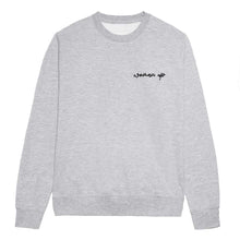 Load image into Gallery viewer, Embroidered Woman Up Feminist Sweatshirt