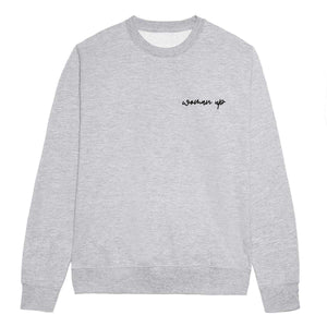 Embroidered Woman Up Feminist Sweatshirt