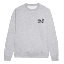 Load image into Gallery viewer, Embroidered Goal Digger Feminist Sweatshirt