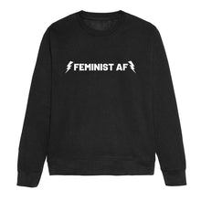 Load image into Gallery viewer, Feminist AF Lightning Feminist Sweatshirt