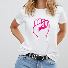 Load image into Gallery viewer, Feminist Fist - Feminist T Shirt-Feminist Apparel, Feminist Clothing, Feminist T Shirt-The Spark Company-The Spark Company