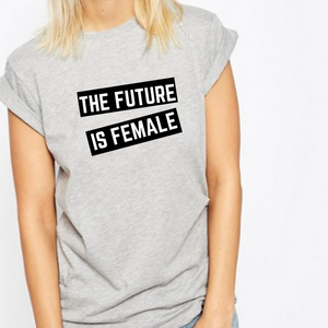 The Future Is Female - Feminist T Shirt-Feminist Apparel, Feminist Clothing, Feminist T Shirt-The Spark Company-The Spark Company