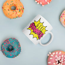 Load image into Gallery viewer, Feminist Mug - Comic Girl Power Mug-Feminist Apparel, Feminist Gift, Feminist Coffee Mug-The Spark Company-The Spark Company