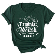 Load image into Gallery viewer, Feminist Witch Halloween Feminist T-Shirt