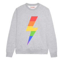 Load image into Gallery viewer, Rainbow Lightning Bolt LGBTQ+ Sweatshirt