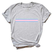 Load image into Gallery viewer, Transgender Stripe LGBTQ+ Pride T-Shirt
