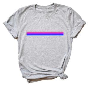 Bisexual Stripe LGBTQ+ Pride T-Shirt
