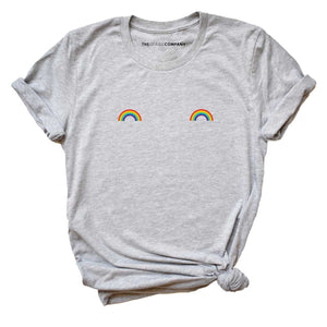 Pride Rainbow Nipple LGBTQ+ Pride T-Shirt