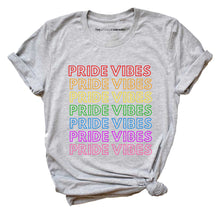 Load image into Gallery viewer, Pride Vibes Retro LGBTQ+ Pride T-Shirt