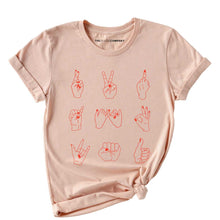 Load image into Gallery viewer, Talk To The Hand &#39;Cause The Face Ain&#39;t Listening Feminist T-Shirt