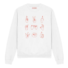 Load image into Gallery viewer, Talk To The Hand &#39;Cause The Face Ain&#39;t Listening Feminist Sweatshirt