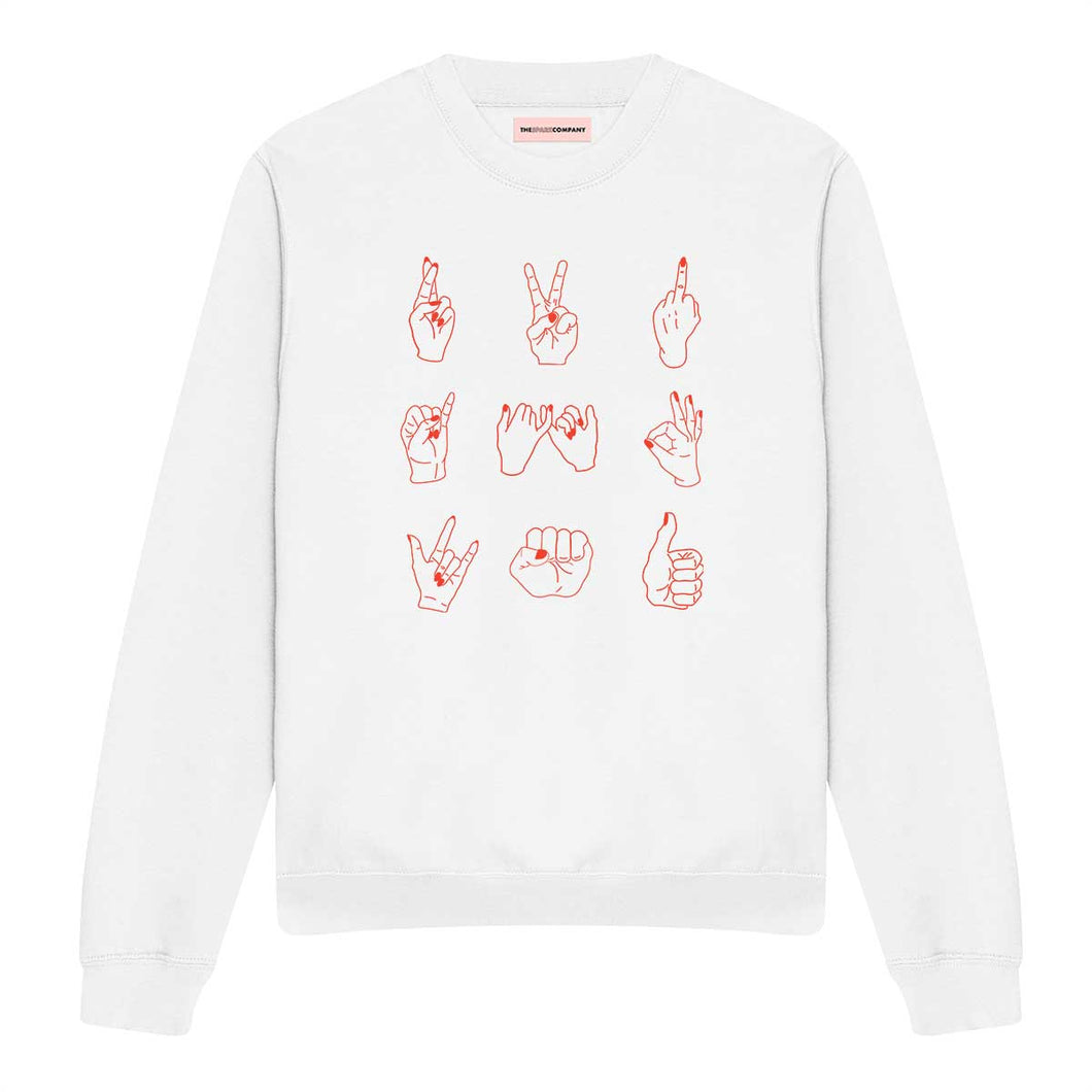 Talk To The Hand 'Cause The Face Ain't Listening Feminist Sweatshirt