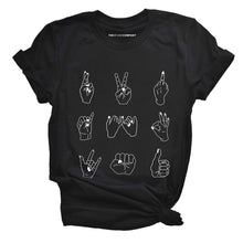 Load image into Gallery viewer, Talk To The Hand &#39;Cause The Face Ain&#39;t Listening Feminist T-Shirt