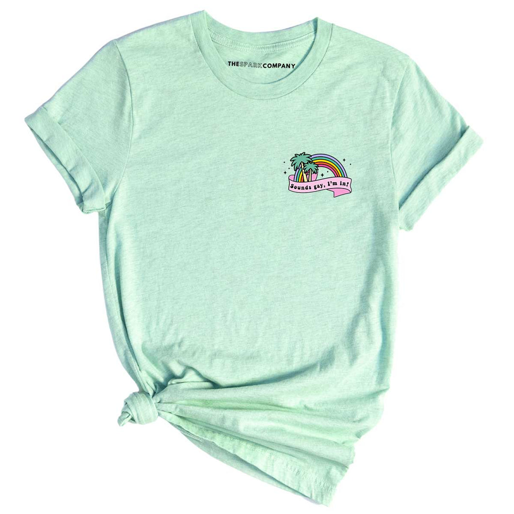 Retro Sounds Gay Corner LGBTQ+ T-Shirt