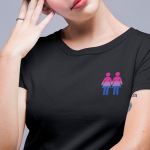 Holding Hands, Bisexual LGBTQ+ Pride T-Shirt