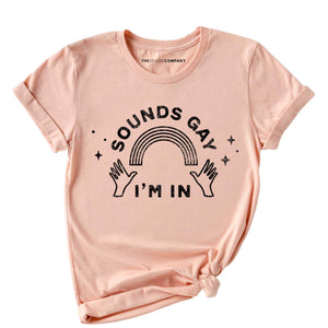 Distressed Sounds Gay LGBTQ+ T-Shirt