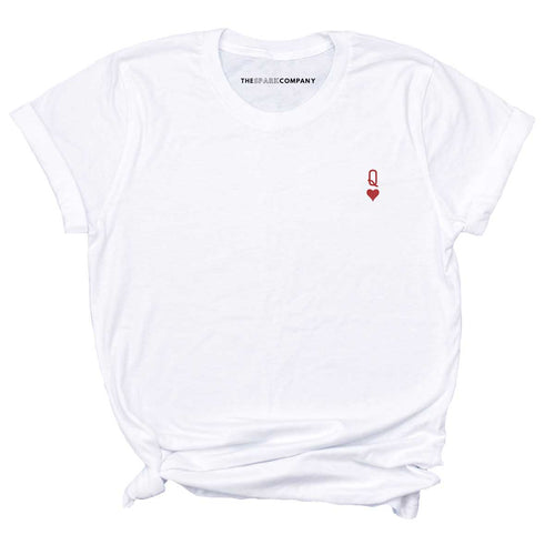 Queen Embroidered Feminist T-Shirt