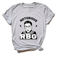 Load image into Gallery viewer, RBG Ruth Bader Ginsburg Feminist T-Shirt