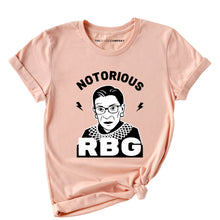 Load image into Gallery viewer, RBG Ruth Bader Ginsburg Feminist T-Shirt