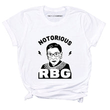 Load image into Gallery viewer, RBG Ruth Bader Ginsburg Feminist T-Shirt