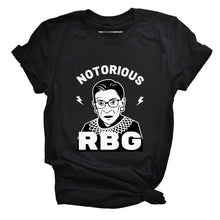 Load image into Gallery viewer, RBG Ruth Bader Ginsburg Feminist T-Shirt